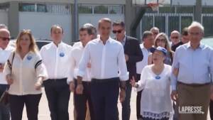 Elezioni Grecia, al voto il leader dei conservatori Mitsotakis