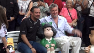Venezuela, svelata la statua di Mafalda
