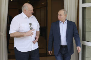 Vladimir Putin incontra Alexander Lukashenko a Sochi