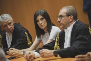 Torino - Chiara Appendino al processo di appello per i fatti di Piazza San Carlo risalenti al 3 Giugno 2017