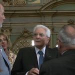 Mattarella a Palermo, il presidente col re di Spagna Felipe VI e il portoghese Rebelo de Sousa