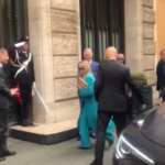 Meloni arriva al Senato per comunicazioni in vista Consiglio europeo
