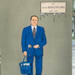 Milano, vandalizzato il murale di Silvio Berlusconi nel quartiere Isola