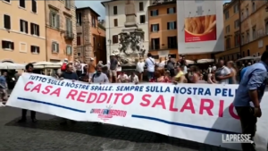 Dl Lavoro, opposizioni e associazioni in protesta al Pantheon