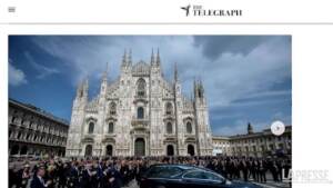 Funerali di Berlusconi, le foto di LaPresse nel mondo