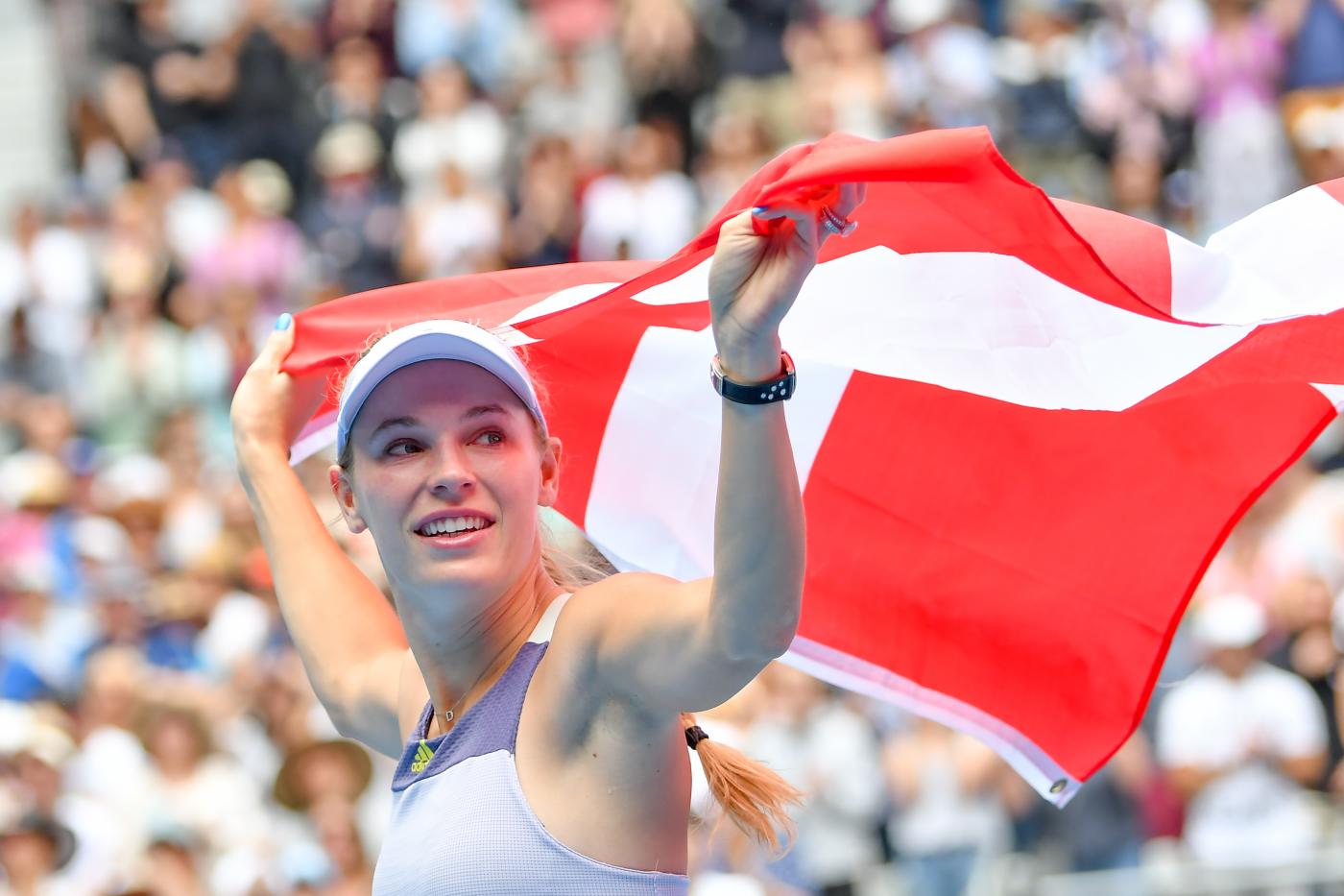 Caroline Wozniacki torna in campo a tre anni dal ritiro