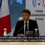 Scontri in Francia, Macron: “Violenze ingiustificabili”