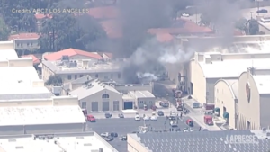 Usa, incendio negli studi della Warner Bros a Burbank