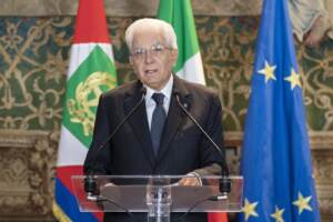 Sergio Mattarella all'incontro con i Magistrati ordinari in tirocinio nominati con D.M