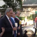 Delitto Primavalle, Gualtieri e Rocca alla fiaccolata del quartiere