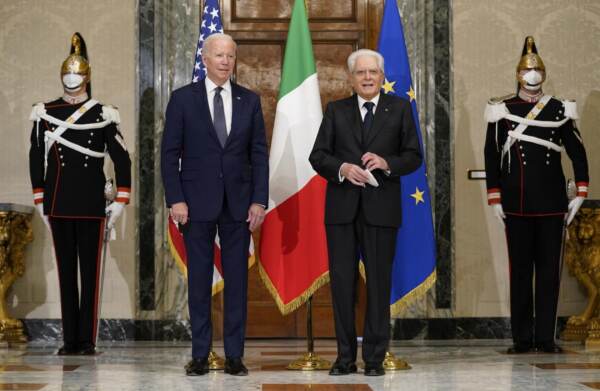 G20, Biden al Quirinale da Mattarella