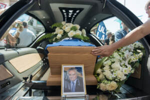 Roma - I funerali di Vincenzo D'Amico nella Chiesa Gran Madre di Dio