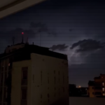 Milano, lo spettacolo della tempesta di fulmini