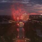 4 luglio, Biden guarda i fuochi d’artificio alla Casa Bianca