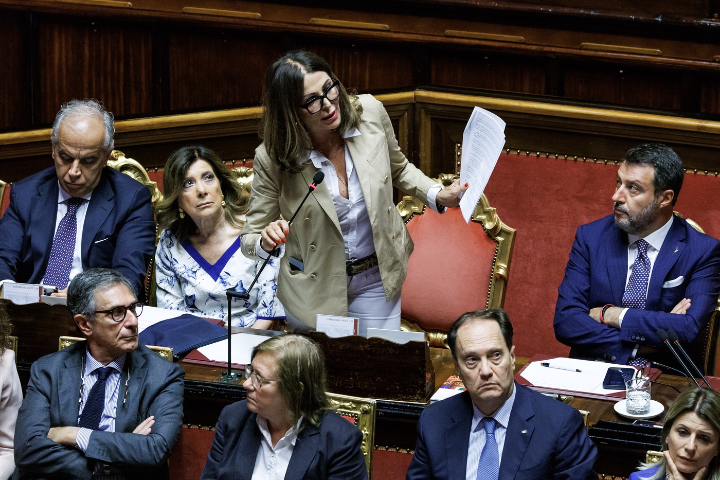 Inchiesta Report, Santanché riferisce in Senato: “Campagna di odio nei miei confronti”