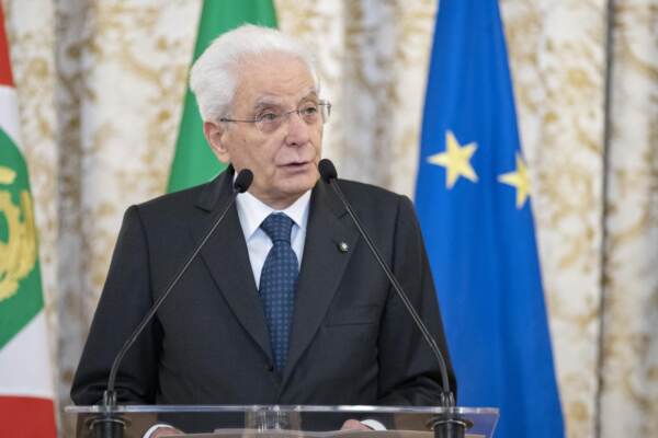 Il Presidente della Repubblica Sergio Mattarella in occasione del 249° anniversario della costituzione della Guardia di Finanza