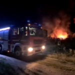 Vicenza, domato incendio rifiuti in una struttura abbandonata