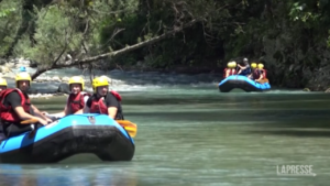 Pollino, a Papasidero turisti da tutto il mondo per il rafting