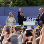 Vilnius, Zelensky a un concerto pro-Ucraina