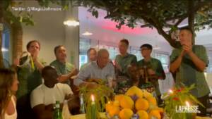 Nba, Michael Jordan e Magic Johnson a cena insieme a Capri