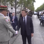 Parigi, Macron arriva alla parata del 14 luglio