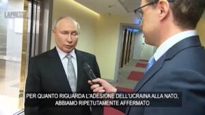 Nato, Putin: “Adesione Ucraina è minaccia a sicurezza Russia”