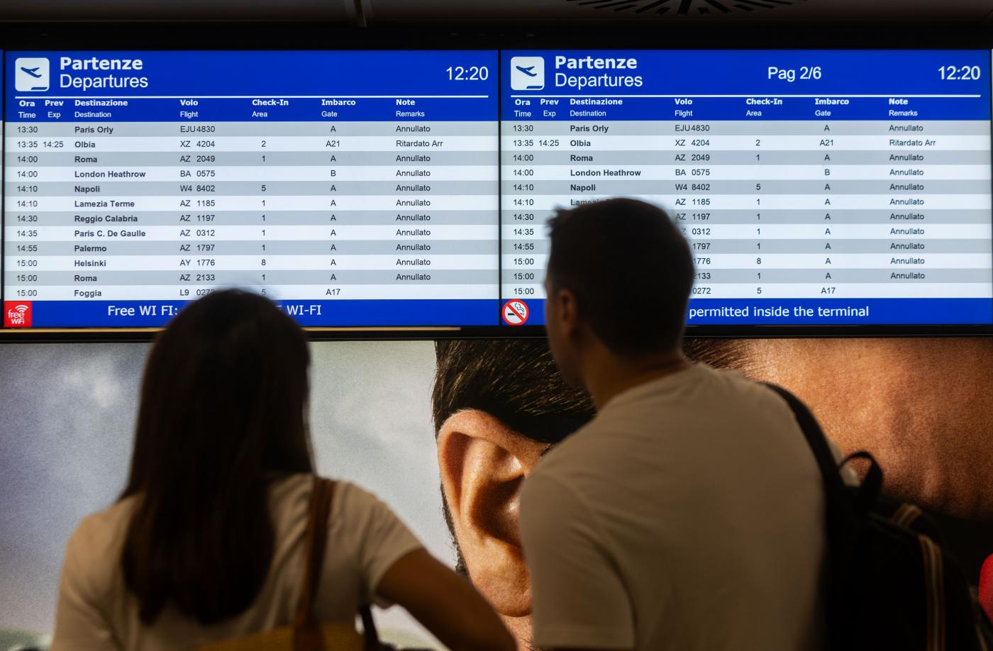 Sciopero aeroporti: a terra un volo su cinque