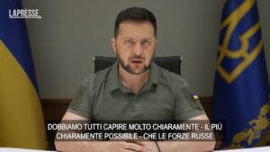 Ucraina, Zelensky: “Forze russe fanno di tutto per fermare nostri soldati”