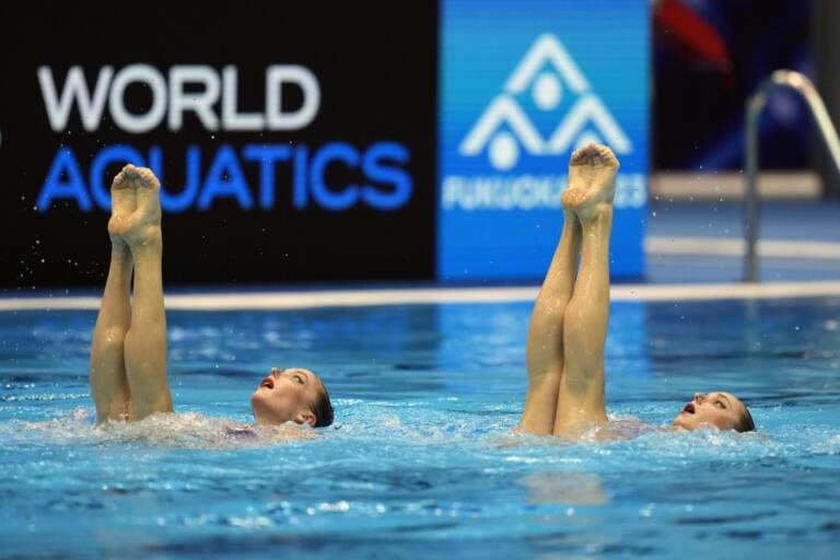 Mondiali nuoto 2023, le foto più spettacolari delle competizioni