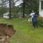 Usa, alluvione New Hampshire: strade sfondate