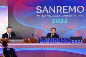 Conferenza stampa a Sanremo Yaroslav Melnyk, ambasciatore Ucraina in Italia