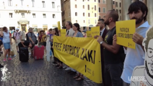 Patrick Zaki, Amnesty in piazza a Roma per la liberazione