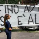 Cuadrado all’Inter, ultras mostrano striscione sotto sede Coni