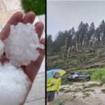 Maltempo in Veneto, grandine come palline da tennis: oltre 190 interventi dei vigili