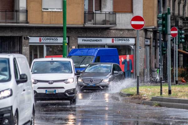 Maltempo - Bomba d'acqua su Milano