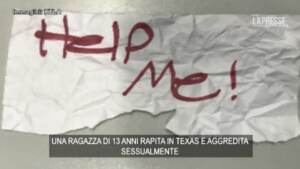 Usa, 13enne rapita si salva scrivendo su un foglio “Help me!”