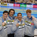 Mondiali nuoto, Italia argento nella 4×100