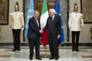 Quirinale: Mattarella riceve segretario generale Onu, Antonio Guterres