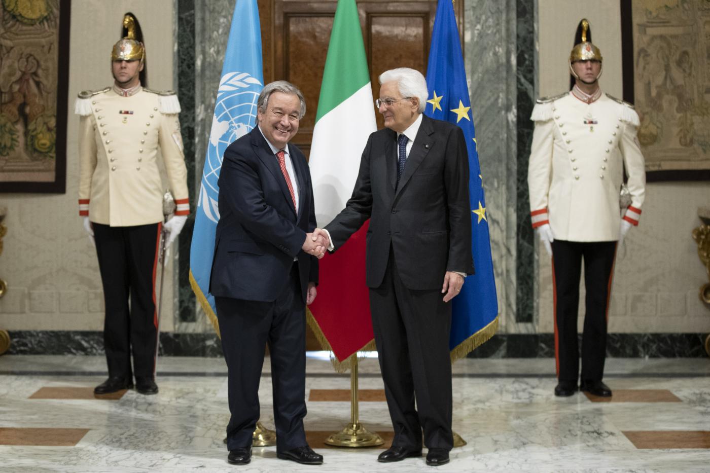 Ucraina, Mattarella a Guterres: “Bene appello a Russia, scelta su grano sciagurata”