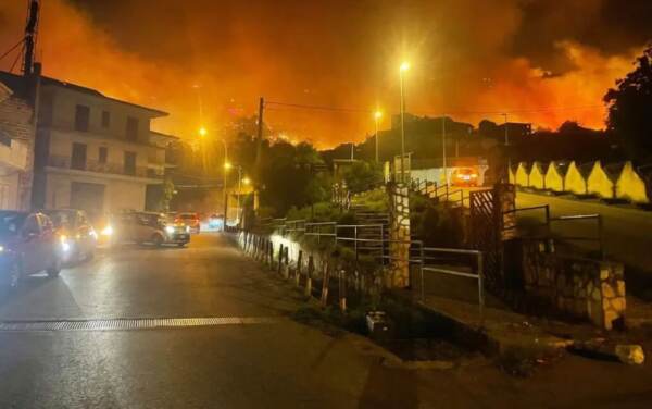 Incendi al Sud, un morto nel Reggino e 2 in Sicilia