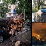 Violento nubifragio a Milano, disastri dopo tempesta. In Sicilia incendi