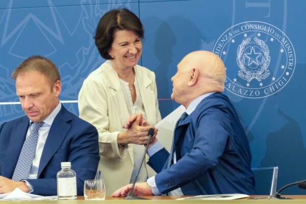 Conferenza stampa al termine del Consiglio dei Ministri