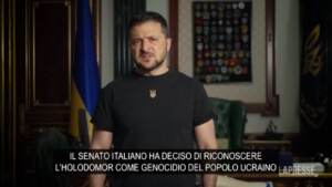 Ucraina, Zelensky: “Italia riconosce Holodomor come genocidio”