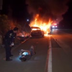 Usa, uomo estratto vivo da auto in fiamme a San Diego
