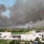 Incendi in Salento, migliora la situazione a Ugento e San Cataldo