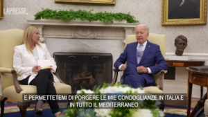 Italia-Usa, Biden: “Condoglianze per maltempo nel Mediterraneo”