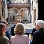 Palermo, Mattarella nella chiesa divorata dalle fiamme