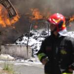 Rogo Ciampino, discarica brucia ancora: vigili del fuoco al lavoro di notte