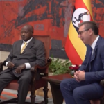 Serbia, Vučić accoglie il presidente dell’Uganda a Belgrado
