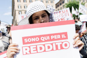 Manifestazione per il reddito di cittadinanza